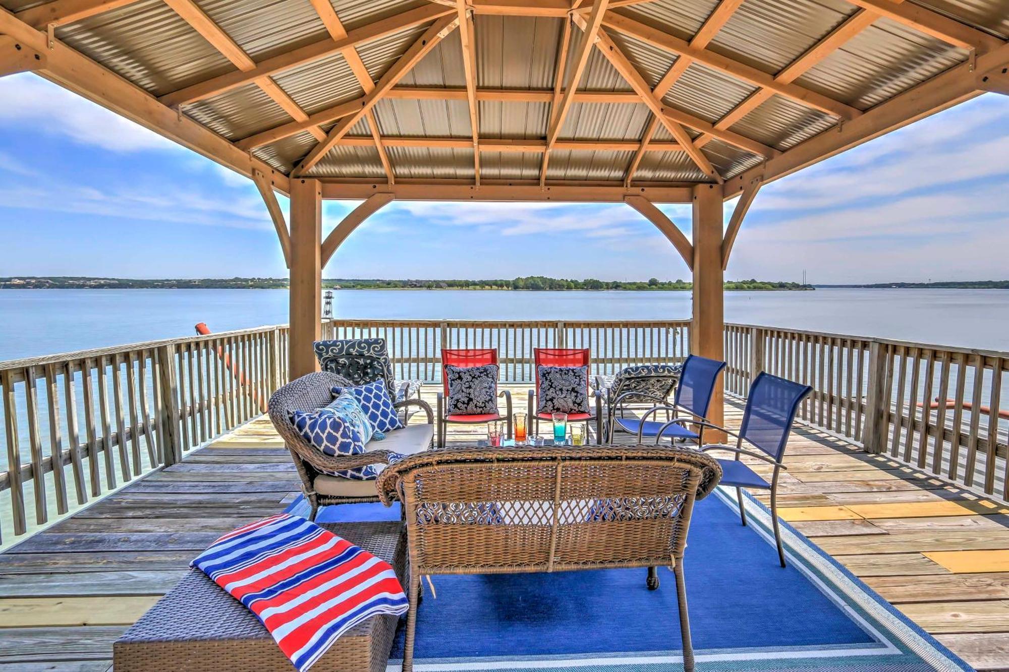 Newly Remodeled Lakefront Granbury Escape With Dock! Villa Eksteriør billede